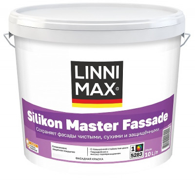 Краска силиконовая LINNIMAX Silikon Master Fassade B1 для наружных работ